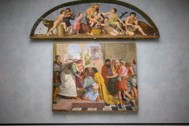Alte Nationalgalerie, Eski Ulusal Galeri, Berlin 'deki Müze Adası' ndaki sanat galerisi, Almanya 'nın başkenti 2 Ocak 2025