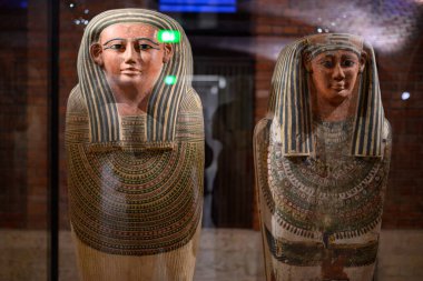 Eski Mısır eserleri 2 Ocak 2025 'te Almanya' nın başkenti Berlin 'deki Müze Adası' ndaki Yeni Müze 'de sergilendi.