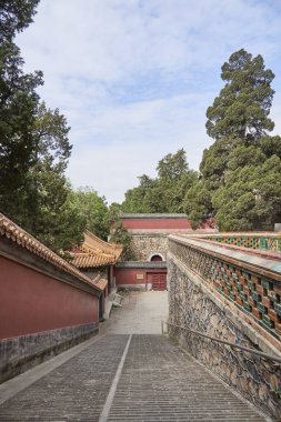 20 Nisan 2024 'te Pekin, Çin' de Çin İmparatorluk Bahçeleri ve sarayları kompleksi