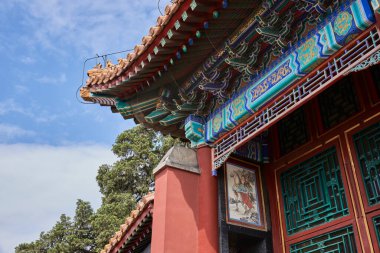 20 Nisan 2024 'te Pekin, Çin' de Çin İmparatorluk Bahçeleri ve sarayları kompleksi