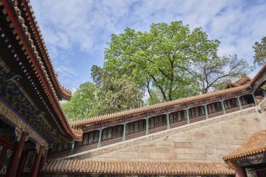 20 Nisan 2024 'te Pekin, Çin' de Çin İmparatorluk Bahçeleri ve sarayları kompleksi
