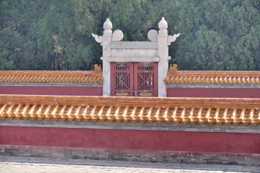 The Temple of Earth (Ditan Temple), built in 1530 during the Ming dynasty in Beijing, capital of China clipart