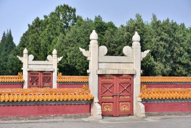 The Temple of Earth (Ditan Temple), built in 1530 during the Ming dynasty in Beijing, capital of China clipart