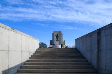 Çek Cumhuriyeti Prag 'ın Zizkov ilçesindeki Vitkov Tepesi' ndeki Ulusal Anıt 3 Şubat 2025