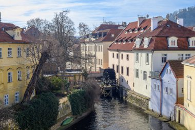 Mala Strana, charming historical district in Prague, Czech Republic on 30 January 2025 clipart