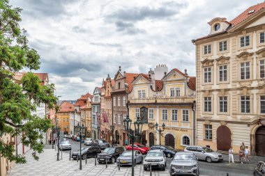 Mala Strana, Çek Cumhuriyeti Prag 'ın büyüleyici tarihi bölgesi 8 Temmuz 2024