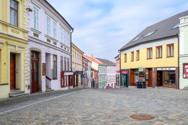 Çek Cumhuriyeti 'nin Moravya bölgesindeki Vysocina bölgesindeki Trebiç kenti 8 Şubat 2025