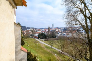 Çek Cumhuriyeti 'nin Moravya bölgesindeki Vysocina bölgesindeki Trebiç kenti 8 Şubat 2025