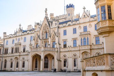 Lednice Şato Kompleksi, UNESCO Dünya Mirasları Bölgesi Lednice, Çek Cumhuriyeti 'nin Güney Moravya bölgesinde 9 Şubat 2025