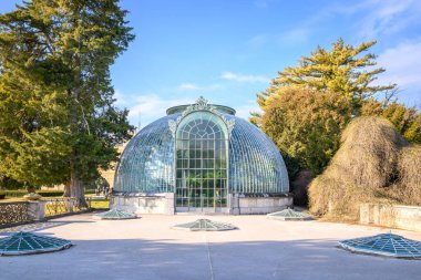 Lednice Şato Kompleksi, UNESCO Dünya Mirasları Bölgesi Lednice, Çek Cumhuriyeti 'nin Güney Moravya bölgesinde 9 Şubat 2025