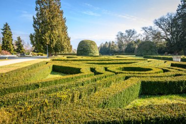 Lednice Şato Kompleksi, UNESCO Dünya Mirasları Bölgesi Lednice, Çek Cumhuriyeti 'nin Güney Moravya bölgesinde 9 Şubat 2025