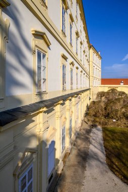 Valtice Sarayı, 9 Şubat 2025 tarihinde Çek Cumhuriyeti 'nin Valtice kentindeki Güney Moravya bölgesinde UNESCO Dünya Mirası