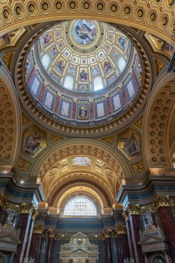 Aziz Stephen Bazilikası (Szent Istvan Bazilika), Roma Katolik kilisesi ve 1 Mayıs 2023 'te Macaristan' ın Budapeşte kentindeki UNESCO Dünya Mirası