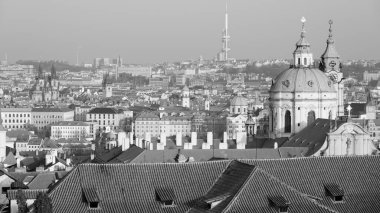 Çek Cumhuriyeti 'nin başkenti Prag' ın 7 Mart 2025 tarihli şehir manzarası