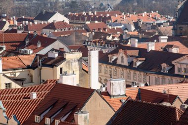 Çek Cumhuriyeti 'nin başkenti Prag' ın 5 Mart 2025 tarihli şehir manzarası