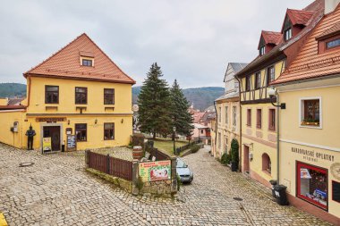 Çek Cumhuriyeti 'nin Karlovy Vary Bölgesi' nin Sokolov ilçesine bağlı eski tarihi şehir Madalyonu, 13 Ocak 2024