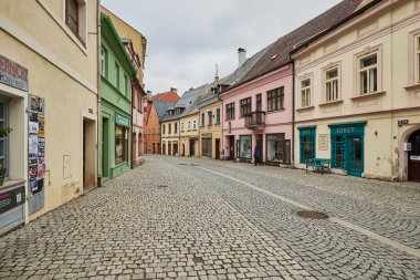 Çek Cumhuriyeti 'nin Karlovy Vary Bölgesi' nin Sokolov ilçesine bağlı eski tarihi şehir Madalyonu, 13 Ocak 2024