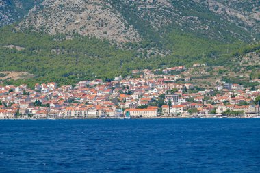24 Ağustos 2024 'te Hırvatistan' ın Split-Dalmaçya ilçesindeki Brac adasında Bol kasabası