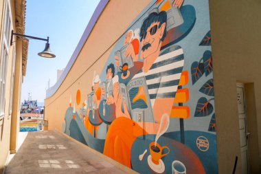 24 Ağustos 2024 'te Hırvatistan' ın Split-Dalmaçya ilçesindeki Brac adasında Bol kasabası