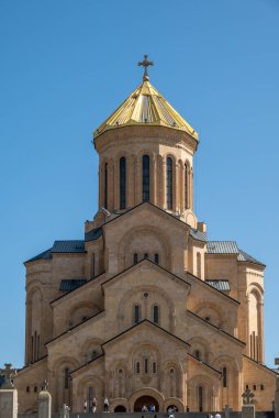 1 Nisan 2025 'te Gürcistan' ın başkenti Tiflis 'teki Gürcistan Ortodoks Kilisesi' nin ana katedrali olan Kutsal Tiflis Katedrali (Sameba)