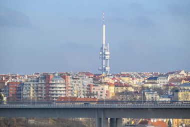 Çek Cumhuriyeti 'nin başkenti Prag' ın şehir manzarası