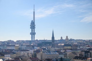 Çek Cumhuriyeti 'nin başkenti Prag' ın şehir manzarası