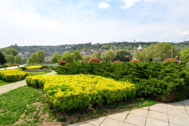 Rike Parkı, 23 Nisan 2025 'te Gürcistan' ın başkenti Tiflis 'teki Mtkvari Nehri' nin sol kıyısında büyük bir halk parkı.