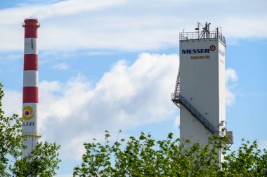 Avrupa 'nın en büyük bakır madenlerinden biri olan Zijin Bor Copper' ın erime kompleksi, 27 Mayıs 2025 'te Sırbistan' ın Bor kentindeki Zijin Madencilik Grubu 'na ait.