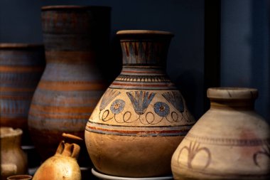 5 Mayıs 2023 'te Avusturya' nın Viyana kentindeki Maria Theresien Platz Meydanı 'ndaki Kunsthistorisches Müzesi Wien - Güzel Sanatlar Müzesi Mısır ve Yakın Doğu Koleksiyonu' nda sergiler