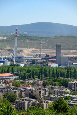 Bakır madeni ve Avrupa 'nın Avrupa' nın en büyük bakır madenlerinden biri olan Zijin Bor Copper eritme kompleksi, 31 Mayıs 2025 'te Sırbistan' ın Bor kentindeki Zijin Madencilik Grubu 'na ait.
