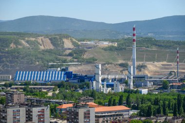 Bakır madeni ve Avrupa 'nın Avrupa' nın en büyük bakır madenlerinden biri olan Zijin Bor Copper eritme kompleksi, 31 Mayıs 2025 'te Sırbistan' ın Bor kentindeki Zijin Madencilik Grubu 'na ait.