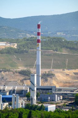 Bakır madeni ve Avrupa 'nın Avrupa' nın en büyük bakır madenlerinden biri olan Zijin Bor Copper eritme kompleksi, 31 Mayıs 2025 'te Sırbistan' ın Bor kentindeki Zijin Madencilik Grubu 'na ait.