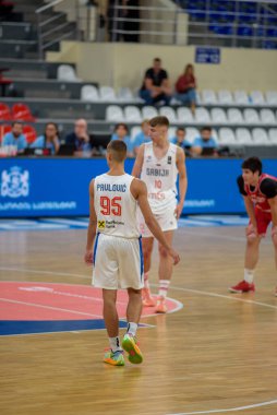 Basketbol maçı Gürcistan - Sırbistan, 9 Ağustos 2025 tarihinde Gürcistan 'ın başkenti Tiflis' teki Olimpik Saray 'da düzenlenen Avrupa Adaylar Şampiyonası FIBA U16 EuroBasket 2025' te düzenlendi.