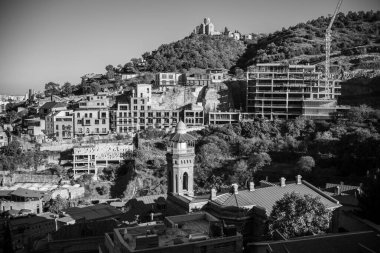 25 Eylül 2025 'te Gürcistan' ın başkenti Tiflis 'teki Eski Şehir manzarası