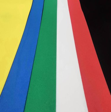 multicolored paper background with different colors