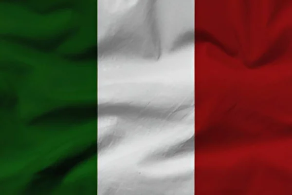 Nationale Vlag Van Italië — Stockfoto
