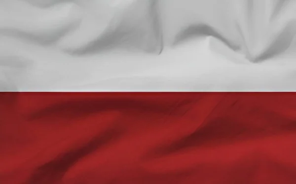 Государственный Флаг Польши — стоковое фото