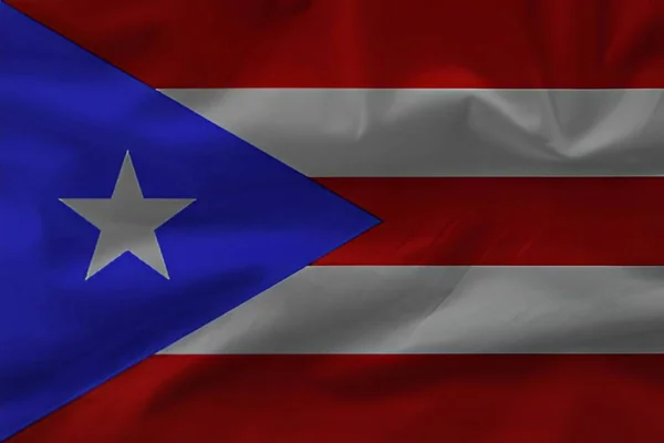 Porto Riko Millî Bayrağı — Stok fotoğraf