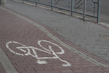 Şehirde bisiklet parkı