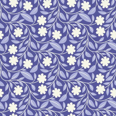 Papatyalı ve Yapraklı Kusursuz Çiçeksiz Botanik Tasarımı