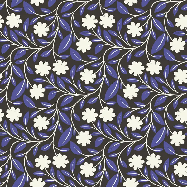 Papatyalı ve Yapraklı Kusursuz Çiçeksiz Botanik Tasarımı