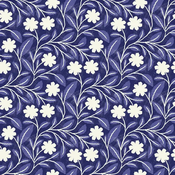 Papatyalı ve Yapraklı Kusursuz Çiçeksiz Botanik Tasarımı