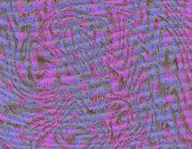 Detaylı bir yakın plan, mor ve mavi renklerin karışımından oluşan pürüzsüz bir desen ortaya çıkarıyor. Doku soyut ve noktalı, arka plan veya tasarım projeleri için idealdir.