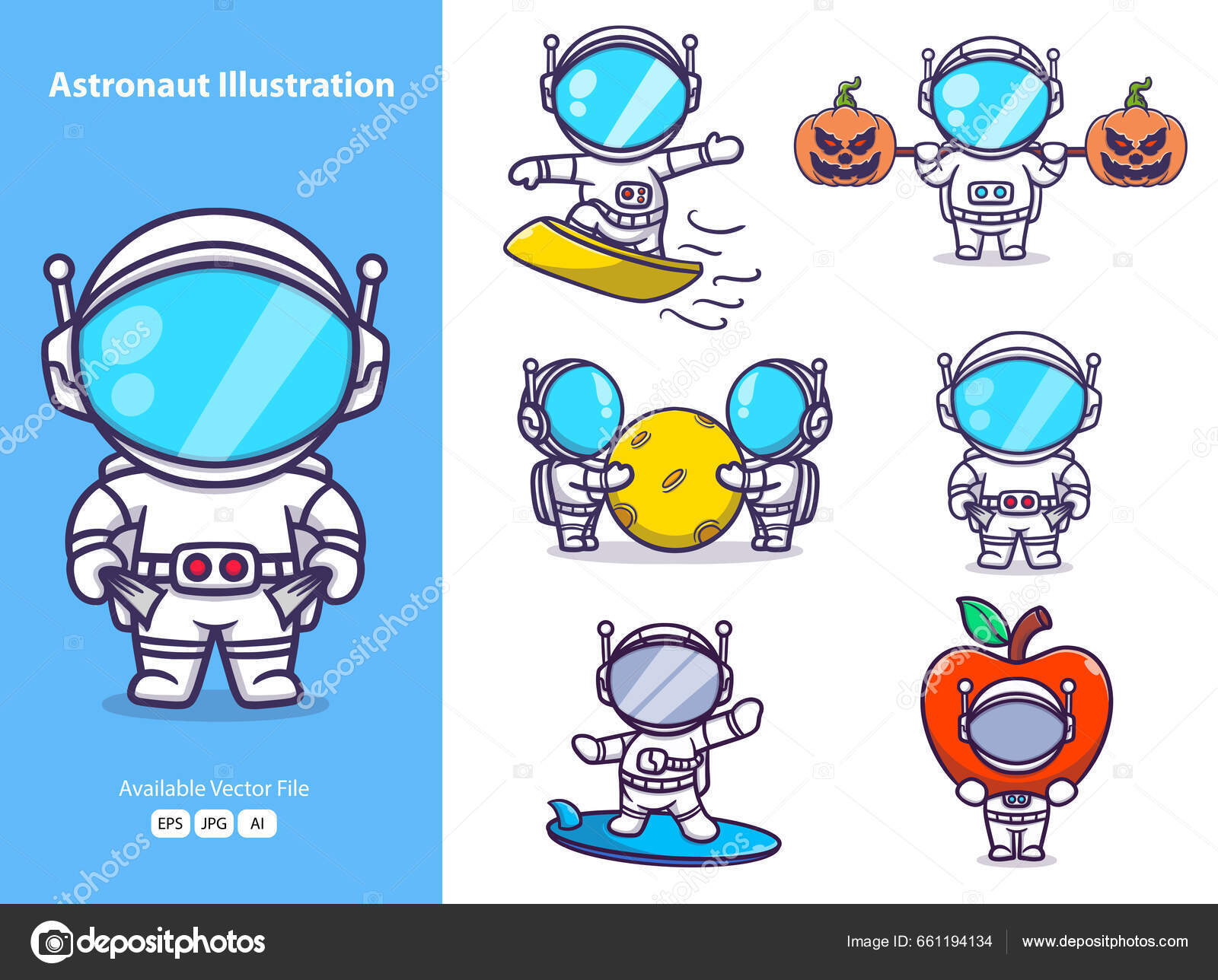 우주인 캐릭터 삽화귀엽네 스티커에 재미있는 스톡 벡터 - ©arinalyusuf06 661194134, image size:1600x1288