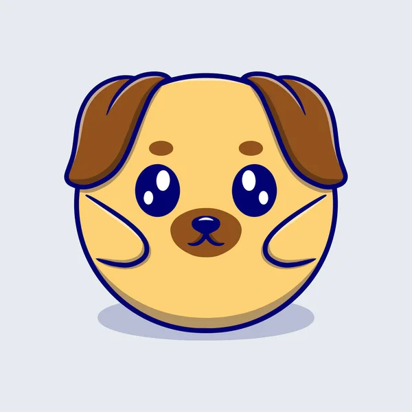 Cute Dog Logo Business — Stock Vector