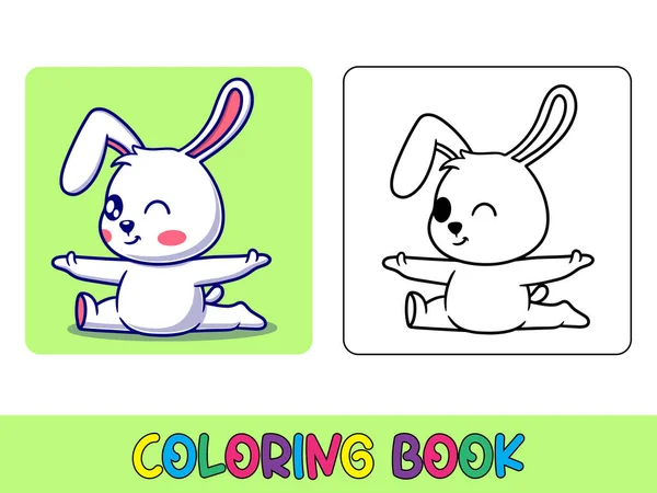 Wektor Kolorowanki Działalności Zwierząt Kolorowanki Książki Cute Zwierząt Edukacji Cute — Wektor stockowy