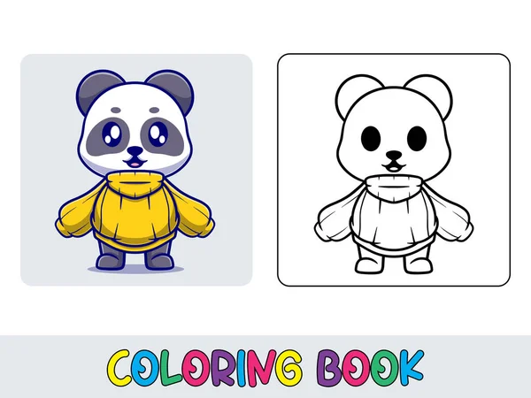 Livro Colorir Vetores Atividade Animal Colorir Livro Bonito Animal Para — Vetor de Stock