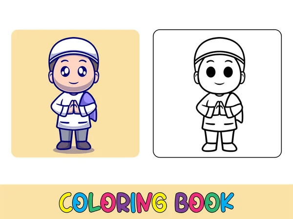 Vektor Színező Könyv Állati Tevékenység Coloring Könyv Aranyos Állat Oktatás — Stock Vector