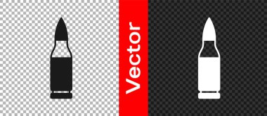 Siyah Kurşun simgesi şeffaf arkaplanda izole edildi. Vektör.