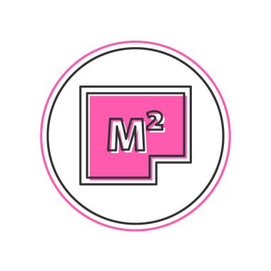 Ana hatları doldurulmuş ev planı simgesi beyaz arkaplanda izole edildi. Vektör